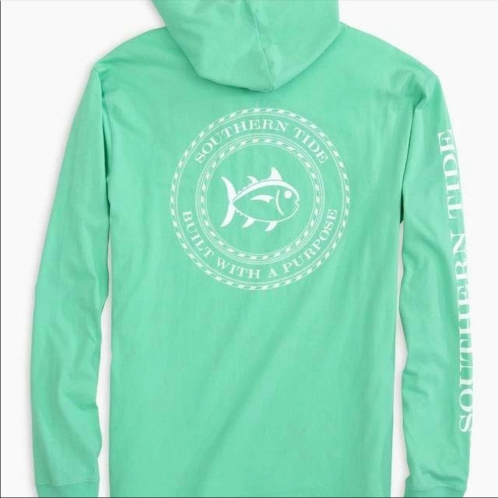Teal Southern tide pullover.